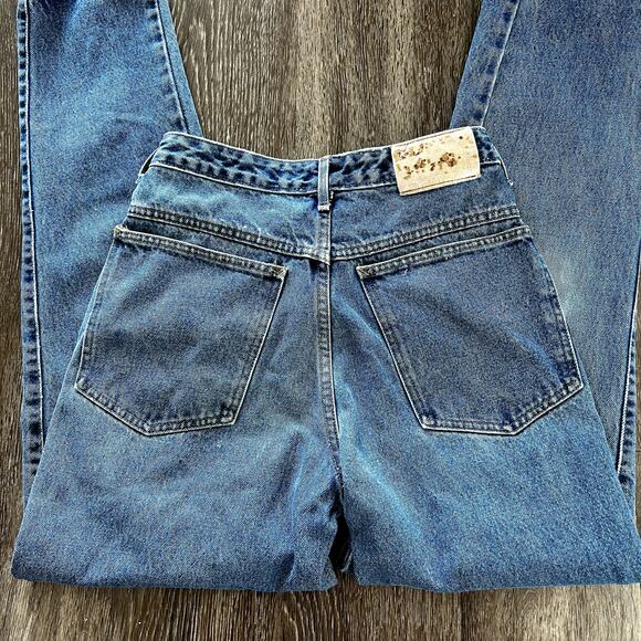 Vintage Marithé + François Girbaud 90s High Rise Tapered Jeans Size 7/8 USA Made - Picture 10 of 16